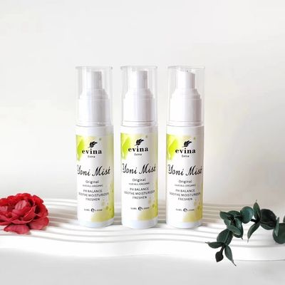 Private Label 60ML pflanzliche organische Yoni Mist für pH-Balance Reinigung 100% natürlich
