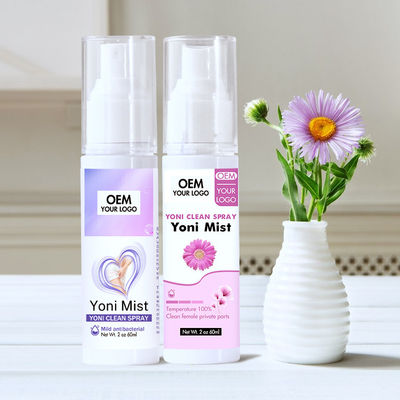 Private Label 60ML pflanzliche organische Yoni Mist für pH-Balance Reinigung 100% natürlich