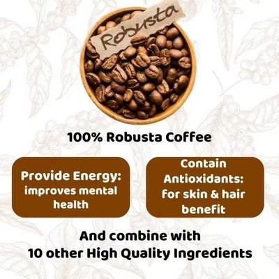 Reines Bio-Bloom-Kaffeepulver mit Kollagen Natürliche Gewichtsverlustlösung