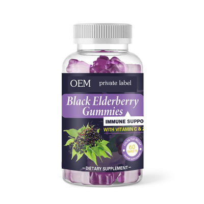 Produktbeschreibung 60 Vegane Gummies/Flasche Meeresmoos Schwarze Samenöl Ashwagandha Gummies