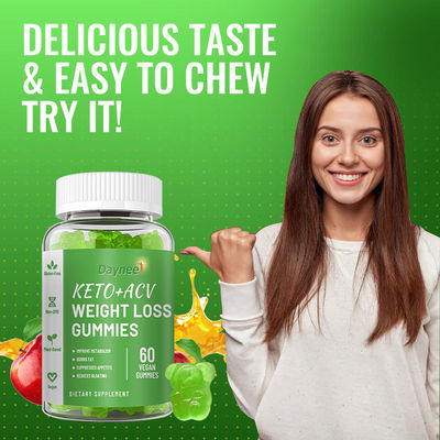 Private Label Gummy Candy Unterstützung Gewichtsverlust Keto ACV