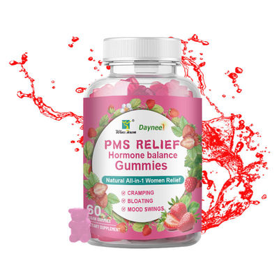 Regulieren Sie die Menstruation Gummy OEM Womb Detox Yoni Gummies 3g * 60 Sandwich Diamantform