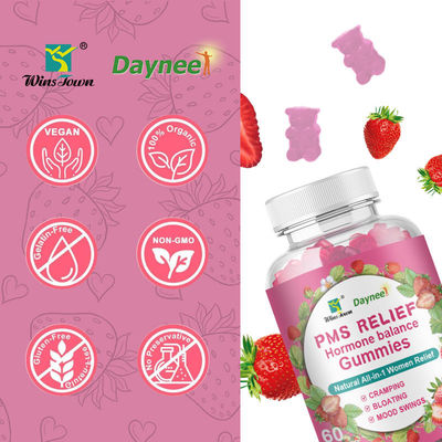 Regulieren Sie die Menstruation Gummy OEM Womb Detox Yoni Gummies 3g * 60 Sandwich Diamantform