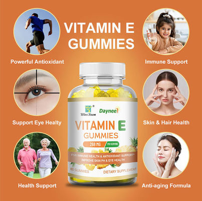 Veganer Kollagen Vitamin C E Hautbleichmittel L-Glutathion Kaugummi für eine hellere Haut