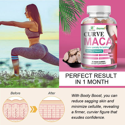 Verbessern Sie Ihre Immunität mit Haltbarkeit 24 Monate Maca Gummies OEM Customized Soft Candy