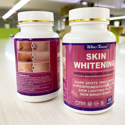 Kollagentabletten zur Hautbleichung und Anti-Aging mit natürlichen und biologischen Kräutern