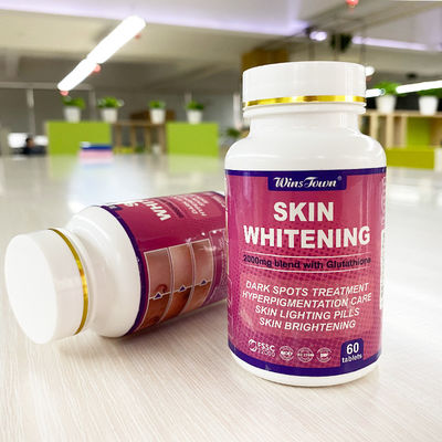 Kollagentabletten zur Hautbleichung und Anti-Aging mit natürlichen und biologischen Kräutern