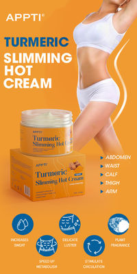 Pflanzliche Extrakte und Essenzen Gewichtsverlust Lumbalcreme Kurkuma-Infusion für Fettverbrenner