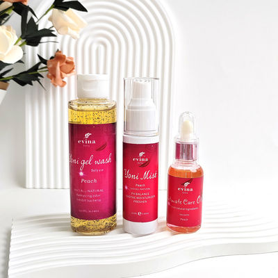 Natürliche Zutaten Vaginalreinigung Custom Logo Bio Yoni Wasch Nebel Und Öl Sets