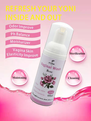 Kostenlose Probe 100% natürliche Ph Balance Weibliche Vaginal Yoni Schaumwasch für Frauen Hygiene