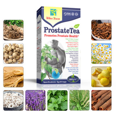 Prostata-Tee für Männer 100% pflanzliche gesunde Teetemperatur Lagermethode Proben