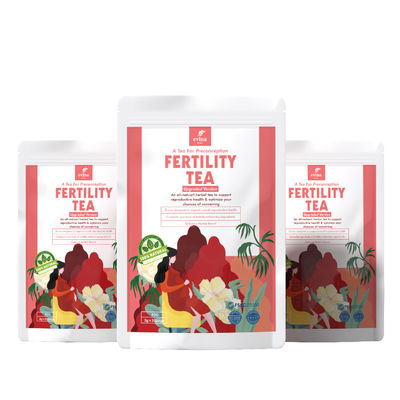 Private Label 100% natürliche Fruchtbarkeit Tee für die Gesundheit der Gebärmutter Naturkräuter und Zutaten
