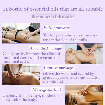 Private Label Kräuter Yoni Detox Vaginal Rose Sexöl Massage Naturkräuter Zutaten