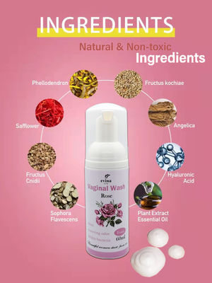 60 ml Naturkräuter-Vaginalschaumwaschmittel zur effektiven und sanften Reinigung der Frau