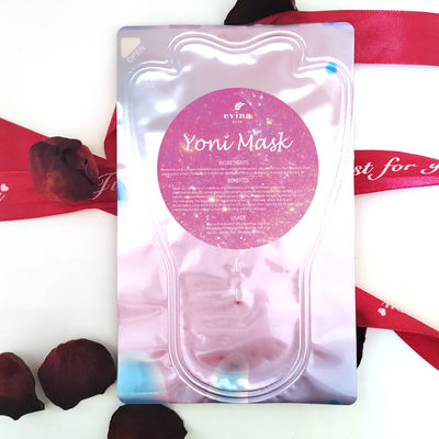 Yoni T-Blattmaske Privatmarke Kräuterextrakte Feuchtigkeitsspender Vagina-Spa-Maske Aufhellen