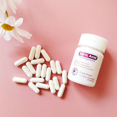 Wiederherstellen des Vaginal-pH-Gleichgewichts mit 600 mg/pcs Yoni Pops Pillen und Borsäure-Zäpfchen