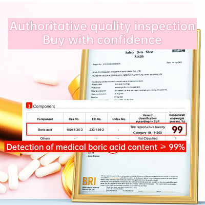 Wiederherstellen des Vaginal-pH-Gleichgewichts mit 600 mg/pcs Yoni Pops Pillen und Borsäure-Zäpfchen