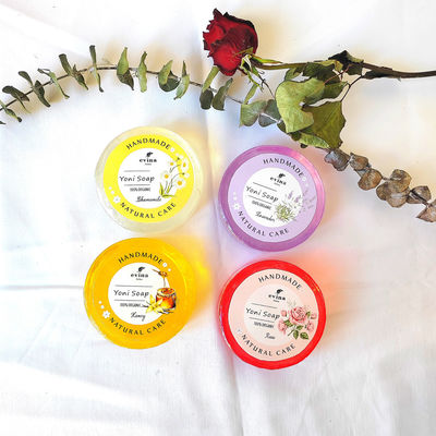 100g Natürliche Kräuter Privatetikett Weibliche Hygiene Vagina Reinigung ätherisches Öl Yoni Seife