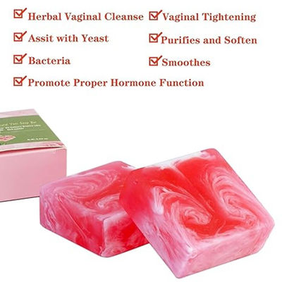 100% natürliche Bio-Kräuter Yoni Seife für Frauen Vaginalreinigung und Tiefreinigung
