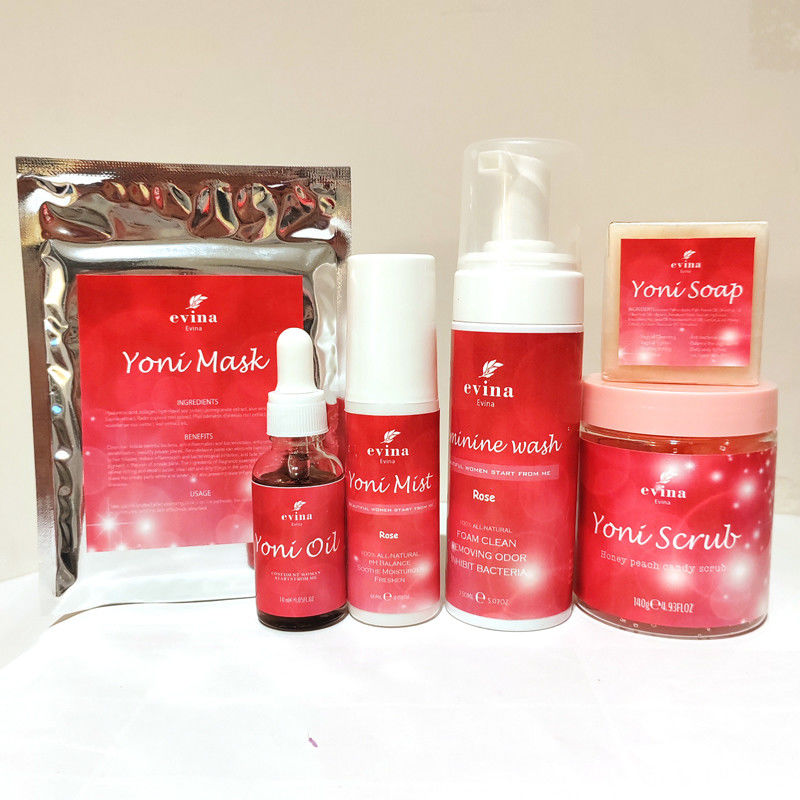 Natürliche Kräuter Extraktion Private Label Weibliche Vagina Pflege T-förmige Maske für Intime